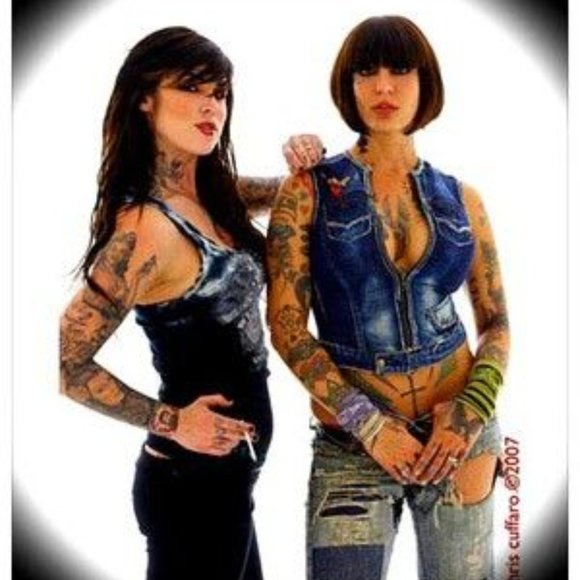 (Kat Von D's)Agatha Blois/NYC Custom Leather Pants - Picture 8 of 10